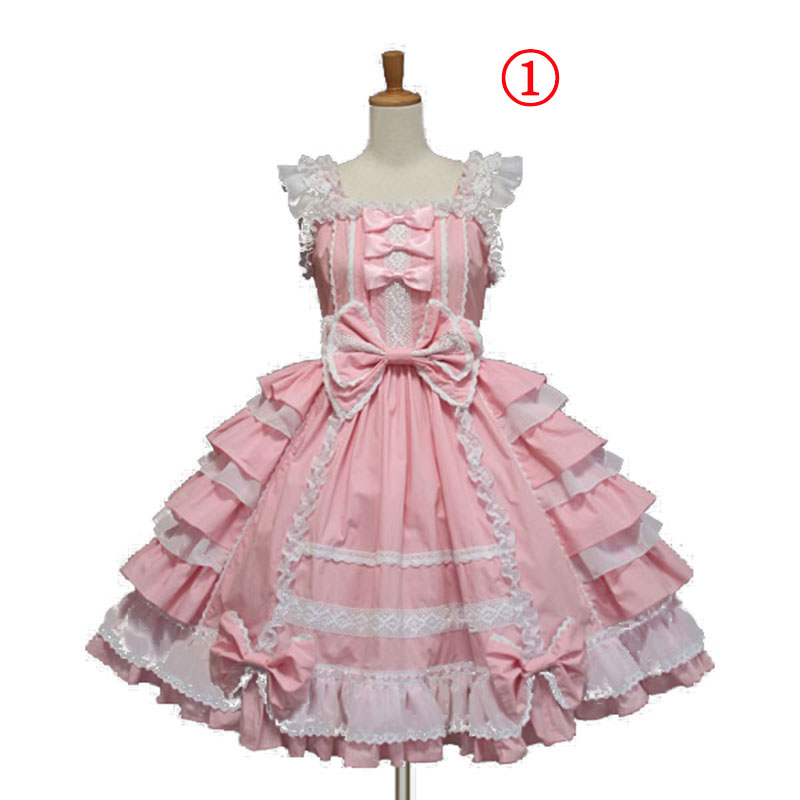 lolita　ワンピース　宴会ドレス　多色　ロリータ　コスチューム