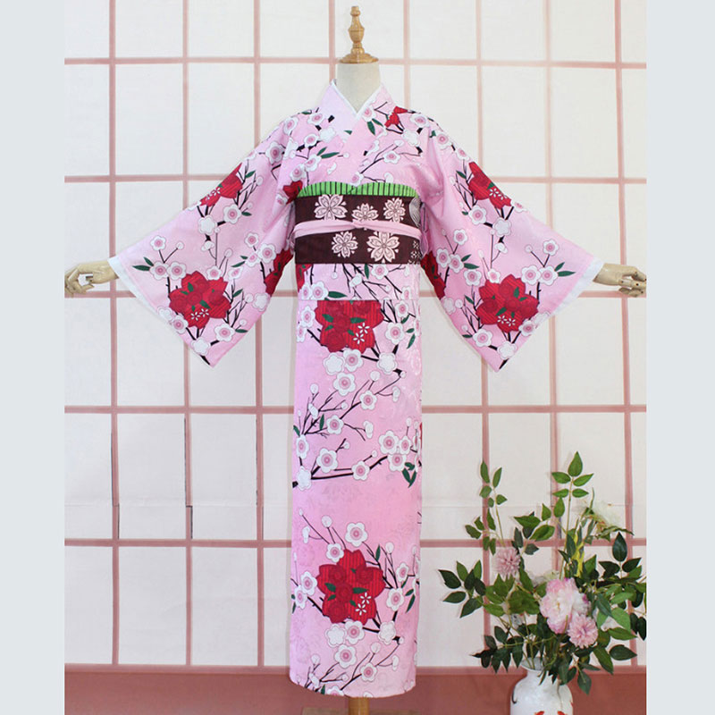 鬼滅の刃 甘露寺蜜璃 着物 花柄　