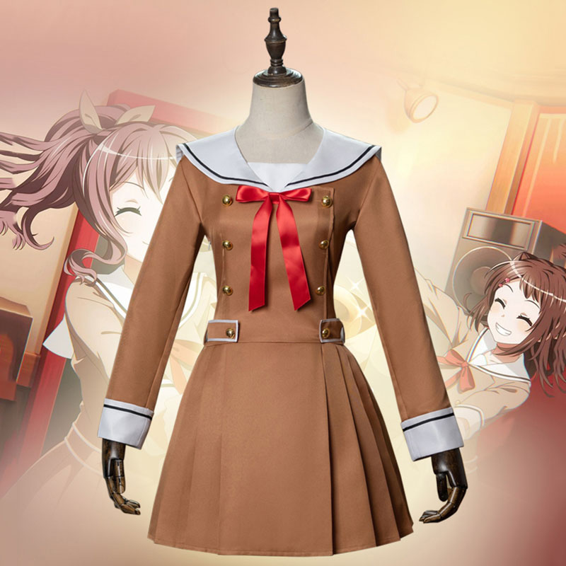 BanG Dream　バンドリ！山吹 沙綾　牛込 りみ　戸山 香澄 市ヶ谷 有咲 花園 たえ　Poppin'Party　女子制服