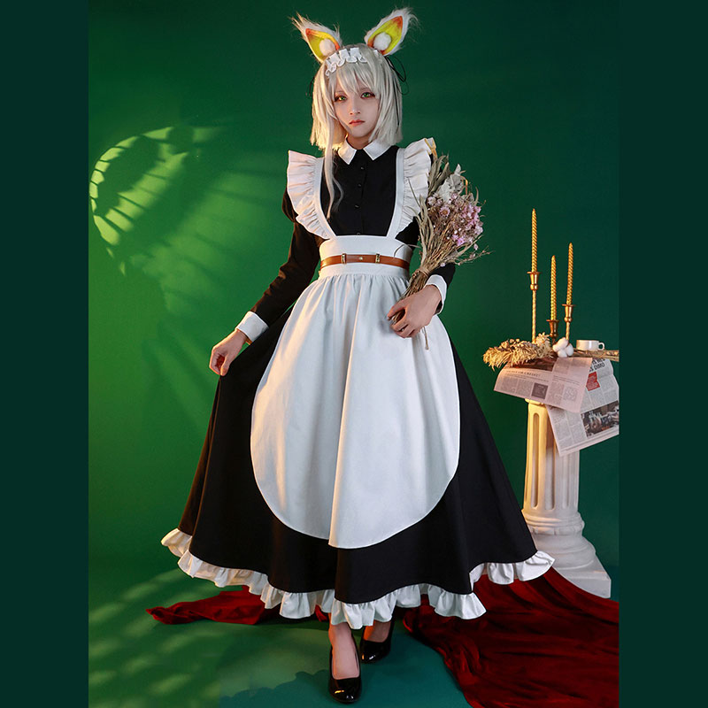 アークナイツ　ケルシー　可愛い　メイド服