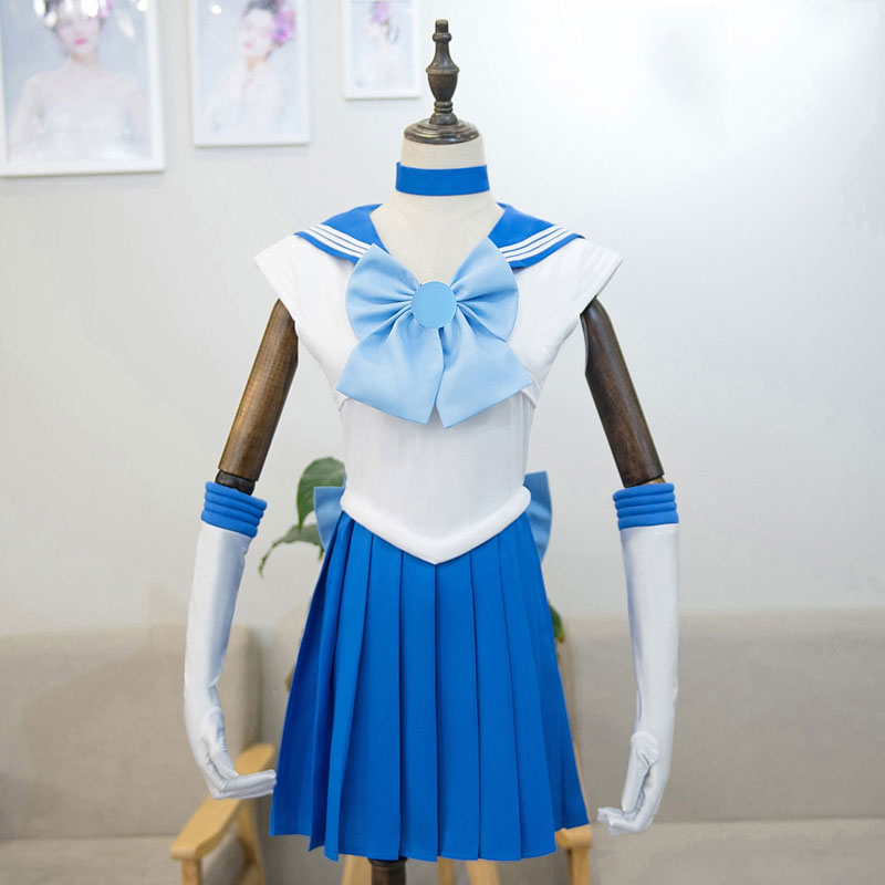 美少女戦士セーラームーン　セーラー服　水野亜美　青色
