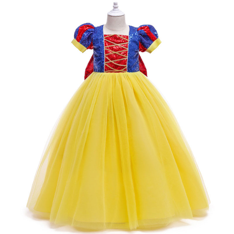 プリンセスドレス　白雪姫　ワンピース　ロング丈　チュチュスカート