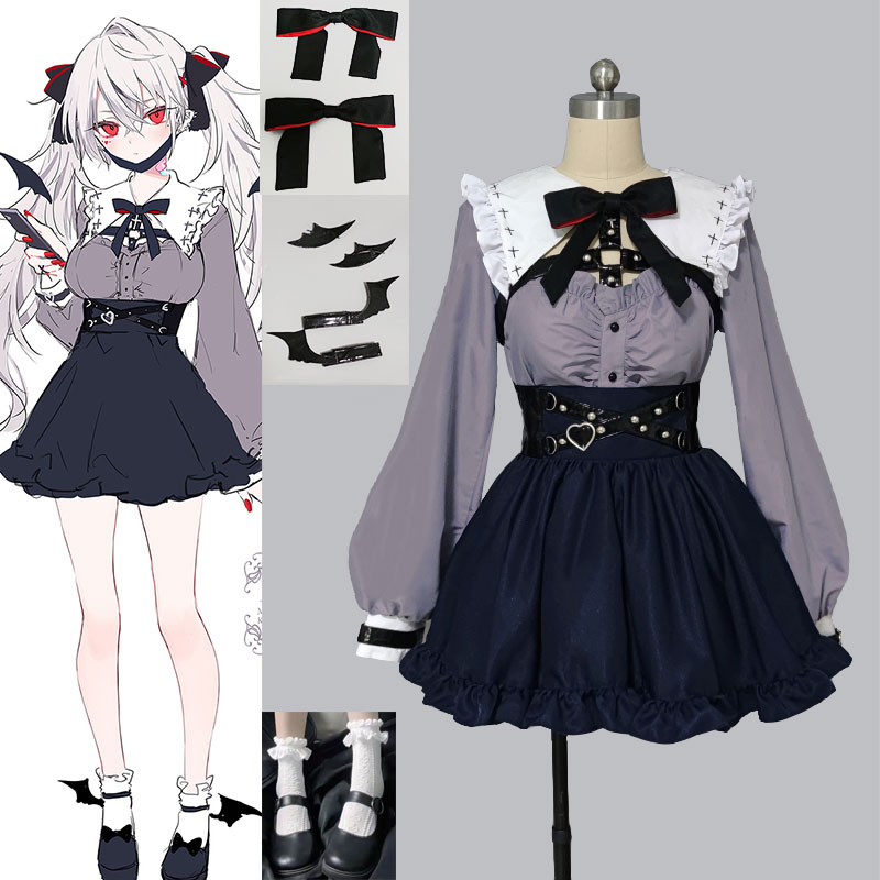 にじさんじプロジェクト Vtuber 葛葉　くずは　コスプレ衣装全セット　6点セット