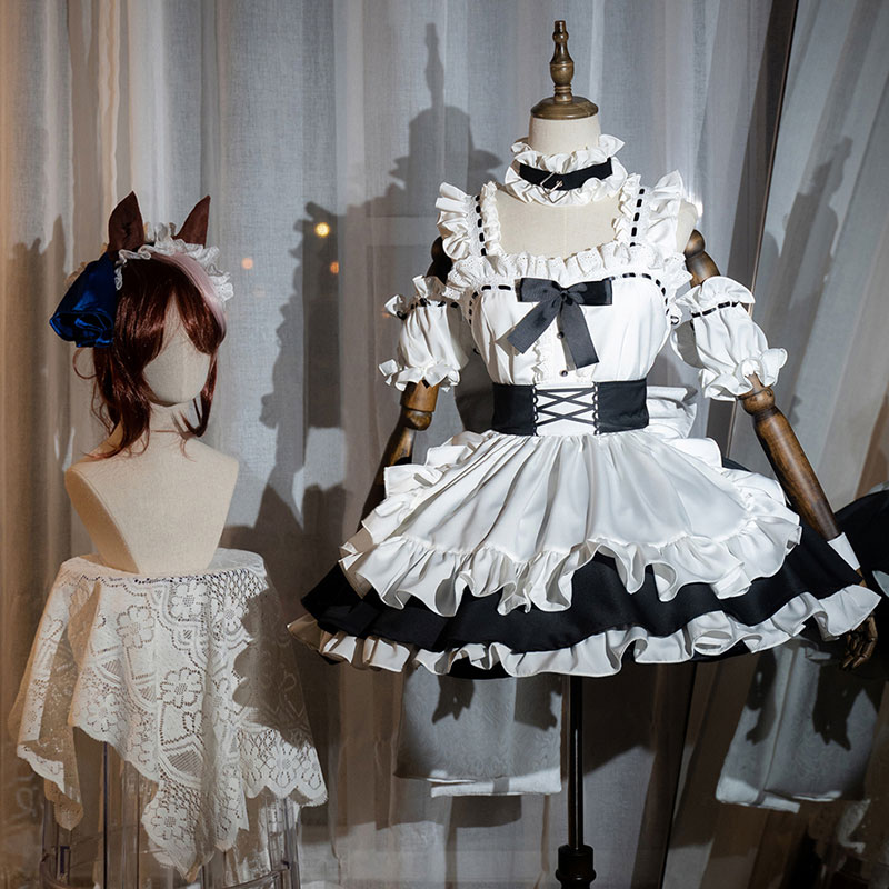 ウマ娘・Pretty Derby　トウカイテイオー　メイド服　コスプレ
