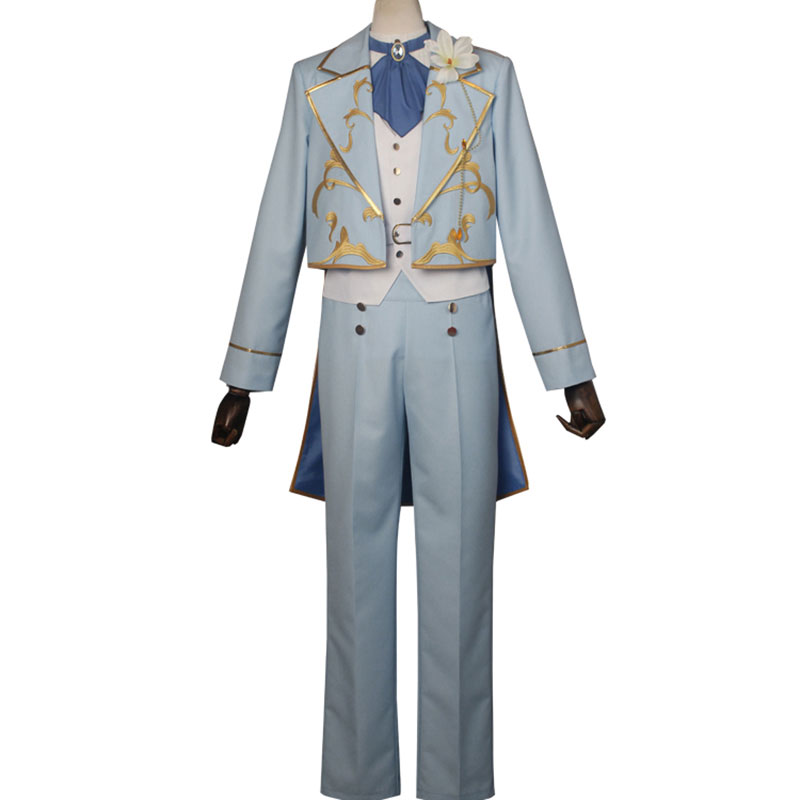 あんさんぶるスターズ! Ensemble Stars　天祥院英智（てんしょういん えいち）　日々樹 渉（ひびきわたる）　コスチューム　舞台衣装　綿布　革　モクレン　刺繍　高級布地　礼服セット　