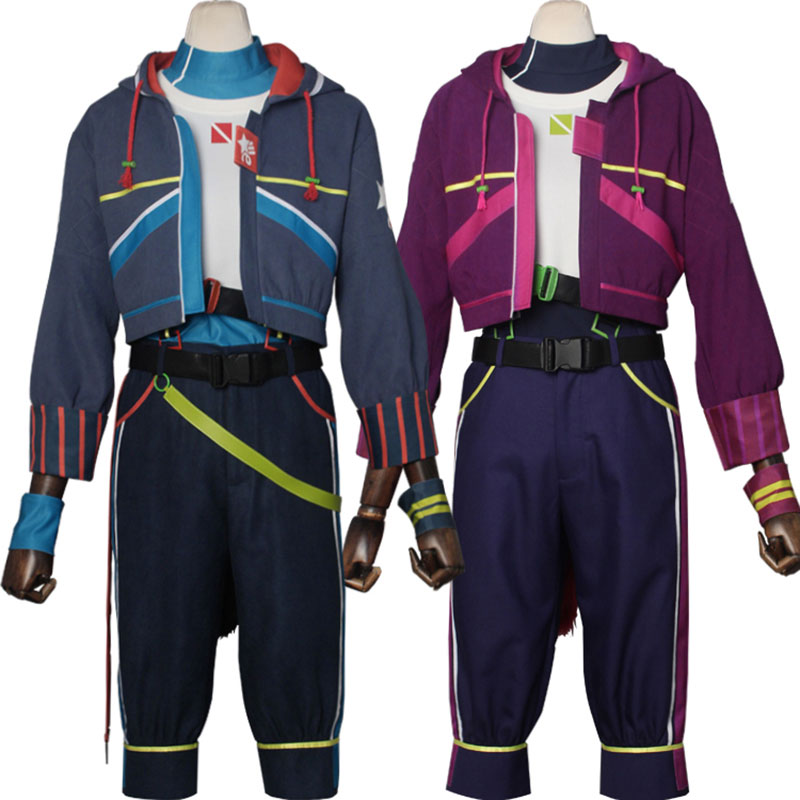 あんさんぶるスターズ! Ensemble Stars　遊楽部　漣 ジュン　仙石 忍（せんごく　しのぶ）　天城 燐音（あまぎ　りんね）　春川宙（はるかわ　そら）　葵 ゆうた　コスチューム　ピクニック　毛耳