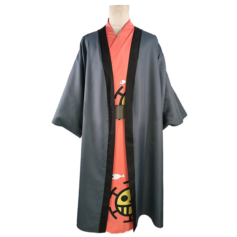 One Piece\ワンピースワノ国編 「ベポ」和服　浴衣　コスプレ　サテン　