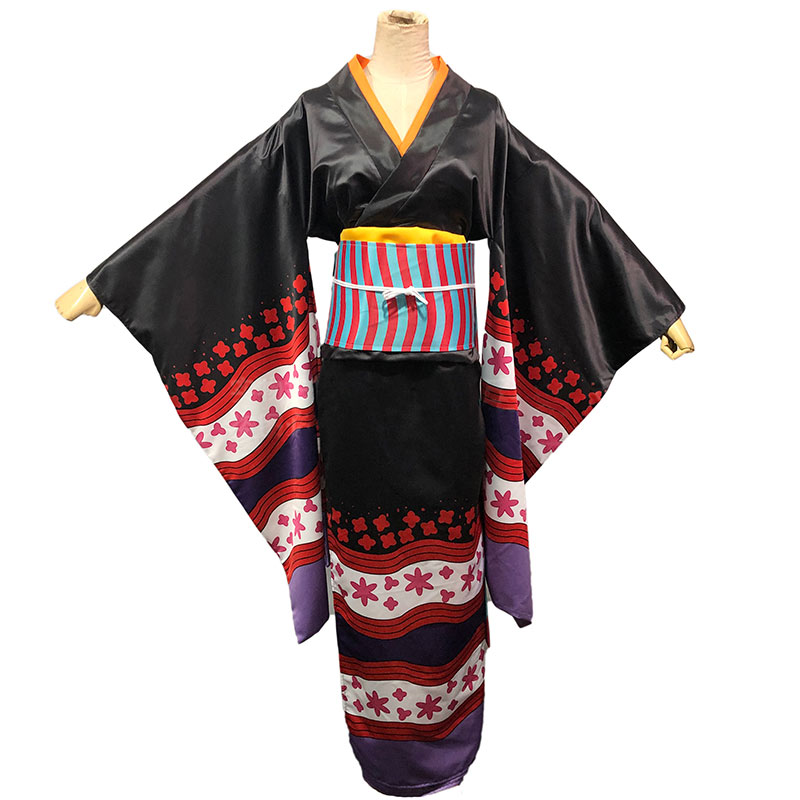 One Piece\ワンピースワノ国編 麦わら海贼団　ワノ国　ニコ·ロビン　Robin　和服　芸妓 ☆おロビ☆コスプレ