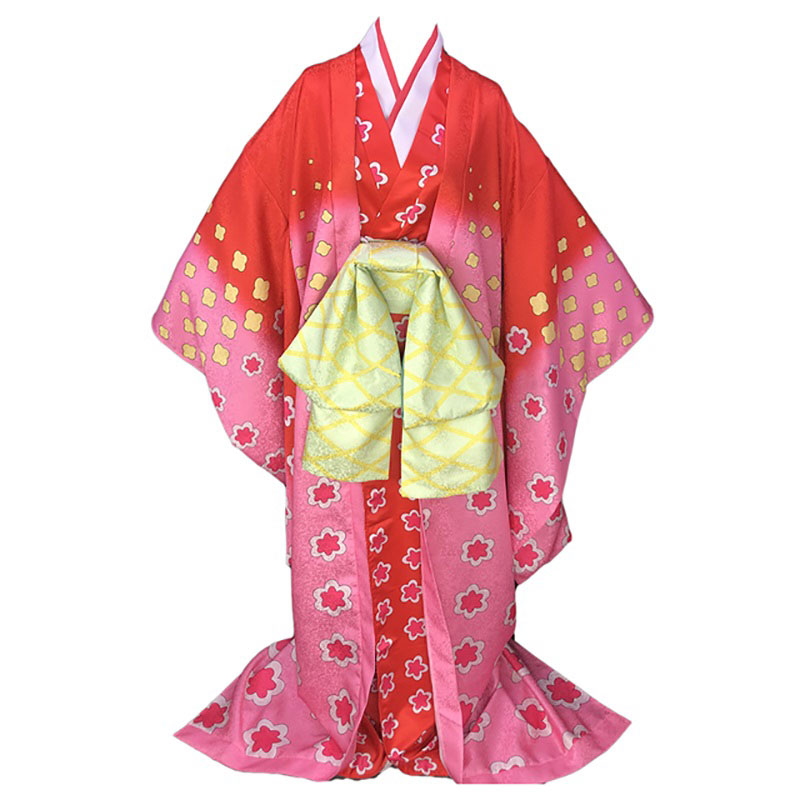One Piece\ワンピースワノ国編　光月日和（こうづき ひより）　紫ちゃん　花魁衣装　和服　コスチューム