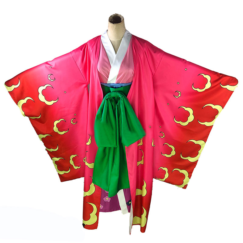 One Piece\ワンピースワノ国編　光月日和（こうづき ひより）　紫ちゃん　コスプレ　ピンク　花魁衣装