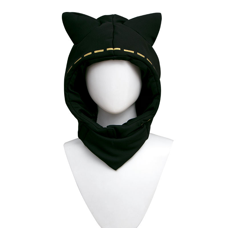 Sky星を紡ぐ子どもたち　黒ケープ精霊　猫帽子　暖かい　猫耳　コスプレ　道具　　