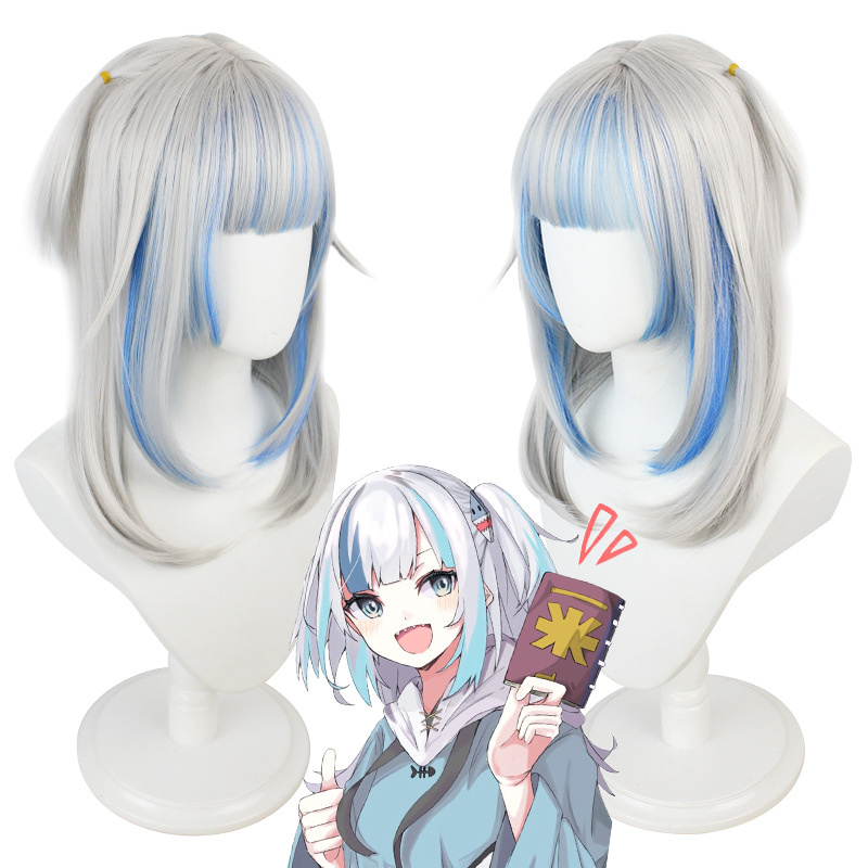 Vtuber Hololive がうる・ぐら コスプレ ウイッグ