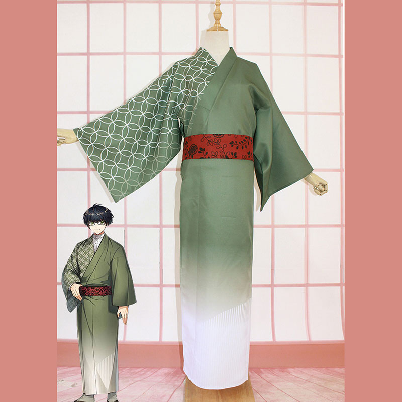 刀剣乱舞　脇差し　篭手切江（こてぎりごう）　和風　軽装　コスチューム　浴衣　和服　　