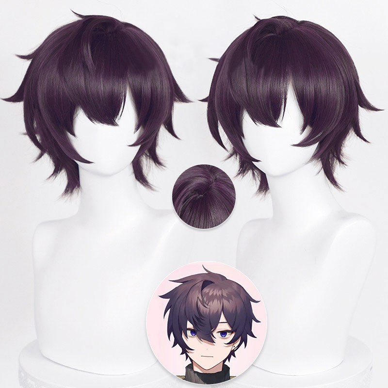 VTuber　Shoto　短髪　可愛い　コスプレ　ウイッグ　紫色　
