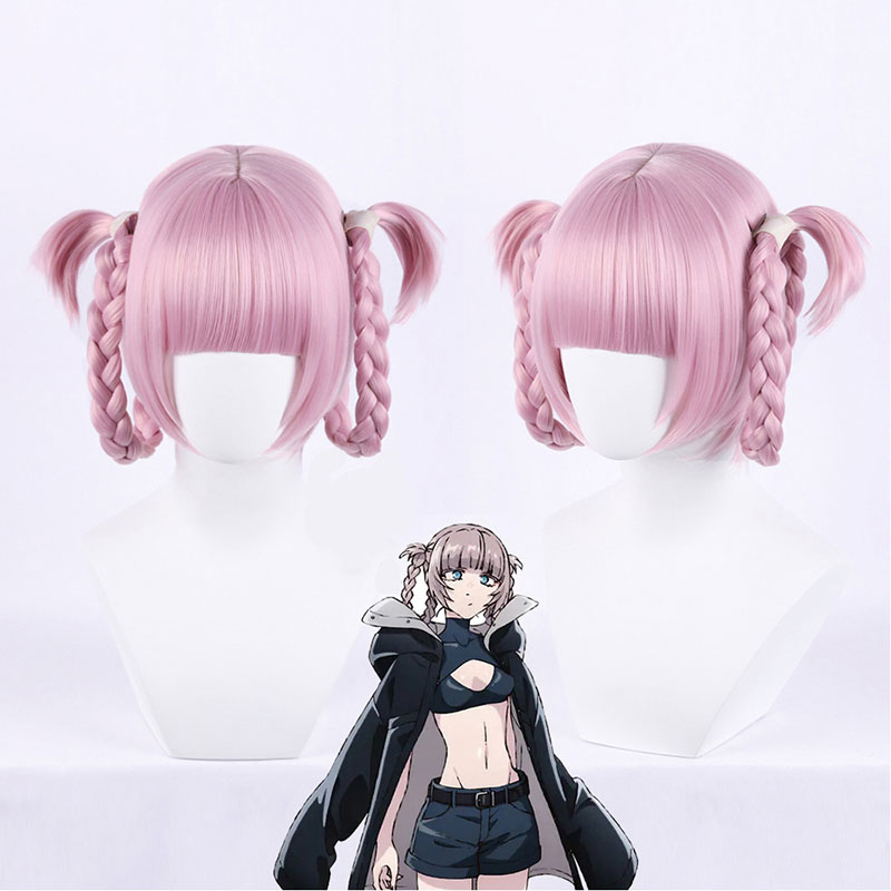 よふかしのうた　七草ナズナ　バンパイア　吸血鬼　三つ編み　ウイッグ　コスプレ　桜色　