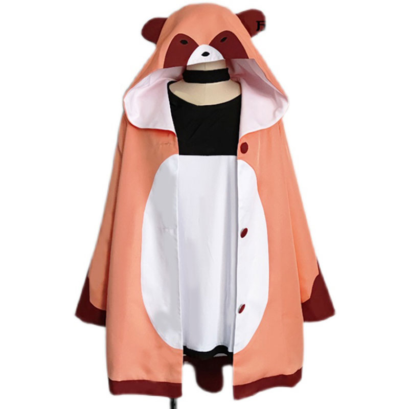 Vtuber Rinne 輪廻（りんね) 日常可　可愛い　あらいぐま　コスチューム　私服　マント　
