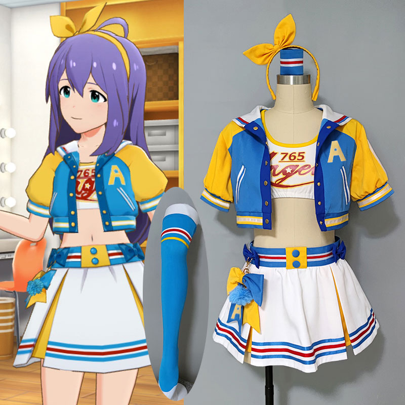 アイドルマスター　Million Live!　望月杏奈（もちづき あんな）　ミニスカート　可愛い　コスチューム　私服　へそ出しルック　