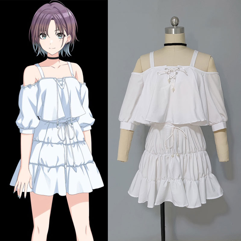アイドルマスター　ShinyMas　浅倉透　純白　日常可　コスチューム　私服　ワンピース　