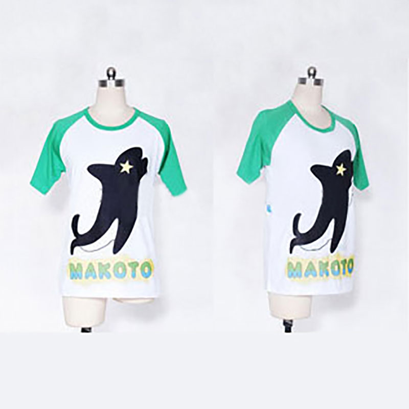 「Free!」橘真琴（たちばな まこと）　日常可　私服　コスチューム　Ｔシャツ　夏服　