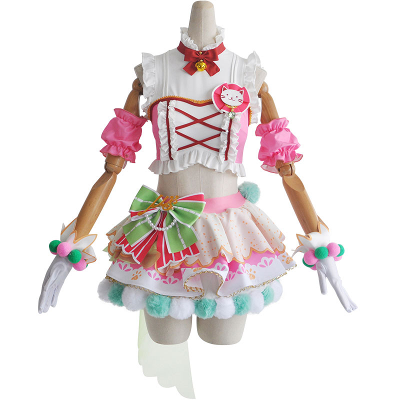 ラブライブ！　lovelive! 小泉花陽　ネコ　ツインテール　アーケード　　萌え　ロリータ　歌服　コスチューム