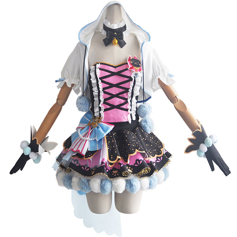 ラブライブ！lovelive! 絢瀬絵里　　ネコ　ツインテール　アーケード　コスチューム　ロリータ　歌服　萌え