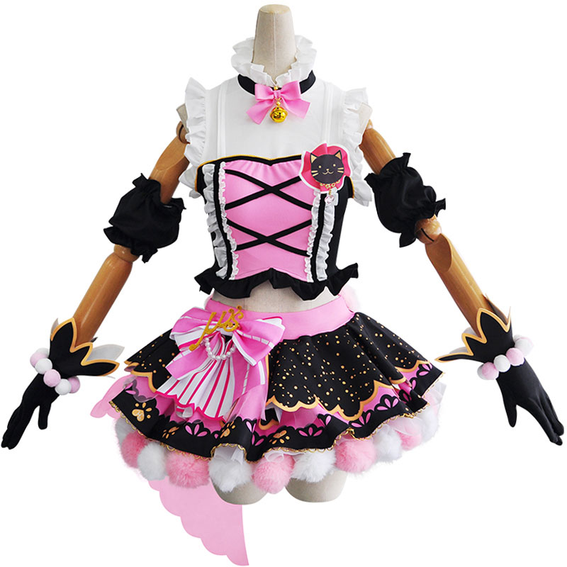 ラブライブ！lovelive! 矢澤にこ　ネコ　ツインテール　アーケード　　萌え　コスチューム　ロリータ　歌服
