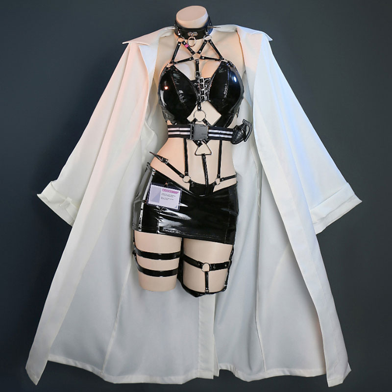 勝利の女神：NIKKE ミハラ   コスプレ　コスチューム　 セクシー　皮製