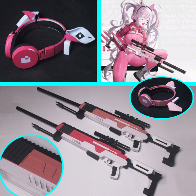 勝利の女神：NIKKE アリス   コスプレ　イヤホン　武器　　道具　銃