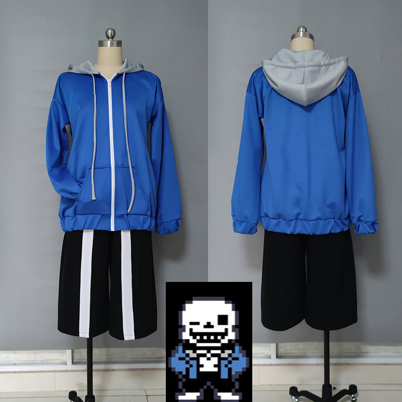undertale ink！Sans　サンズ　　キャンパス　コスプレ　コスチューム　青　カジュアル　スポーツスタイル