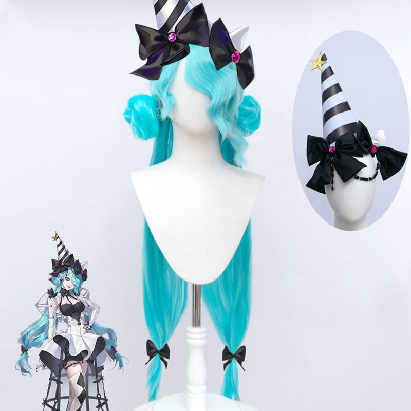 Path to Nowhere 無期迷途 ナチャ Serpent コスプレウィッグ ターコイズブルー