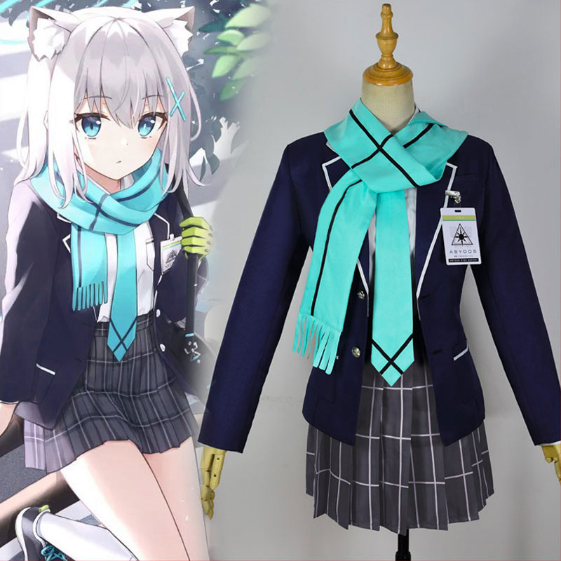 ブルーアーカイブ-Blue Archive-  砂狼シロコ 常服  ゴシック風 ゲーム着  可愛い オーダーメイド