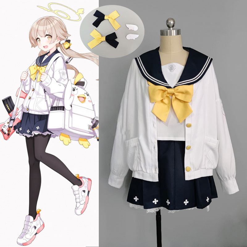 ブルーアーカイブ-Blue Archive- 阿慈谷ヒフミ  セーラー服 JK じょしこうこうせい  常服 可愛い 
