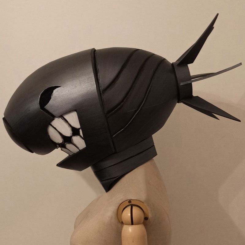 チェンソーマン  レゼ  ヘルメットコスプレ道具　機械風サメ ヘルメット かこいい　オーダーメイド
