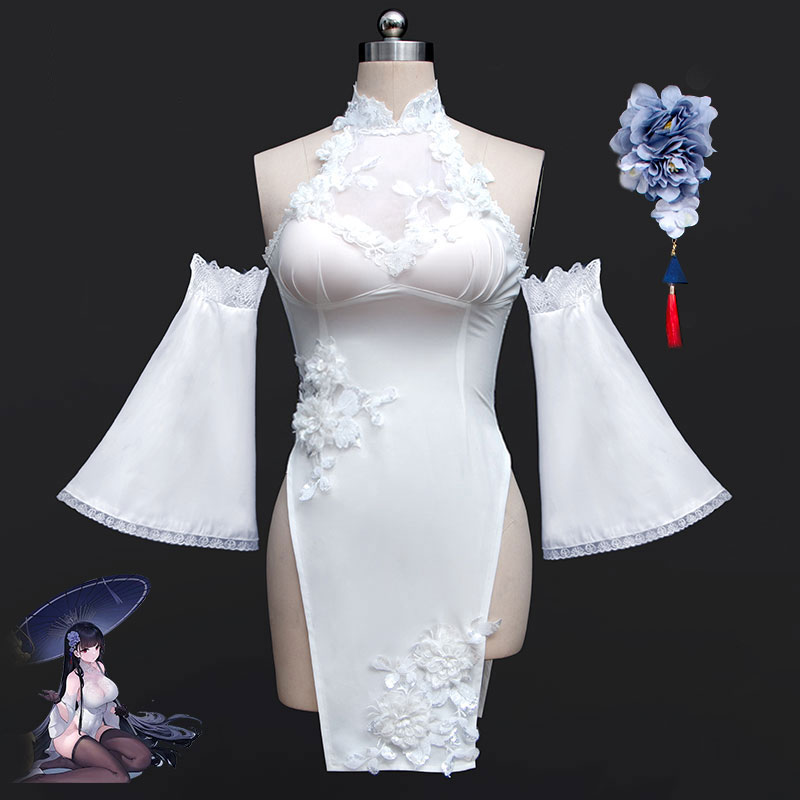 アズールレーン 逸仙改 セクシーチャイナドレス 刺繡 ジャカード暗紋 レース