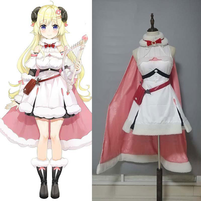 ホロライブ　hololive　角巻わため　ワンピース　可愛風　スカートスーツ　