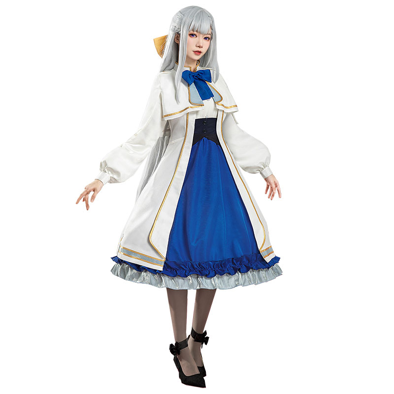 転生王女と天才令嬢の魔法革命　ユフィリア・マゼンタ貴族 上品 マントワンピース コスプレ衣装