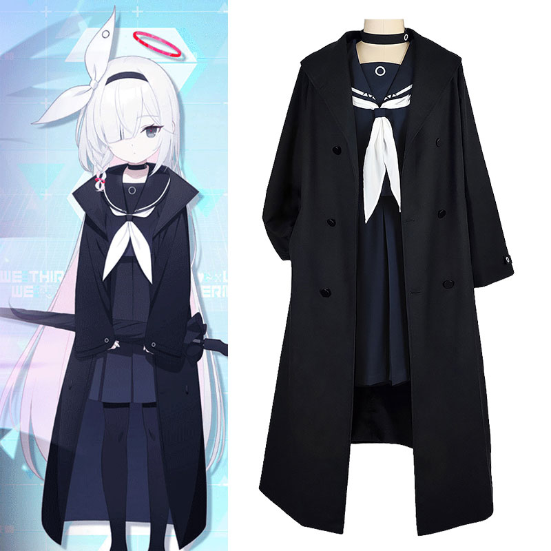 ブルーアーカイブ-Blue Archive-    ブルアカ 黒いアロナ 可愛い セーラー服 JK 女子高生 コスプレ衣装　コスチューム