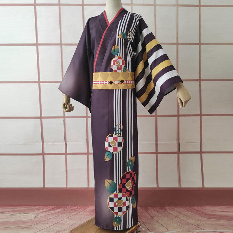 刀剣乱舞 加州清光 かしゅうきよみつ 和服 浴衣 私服 コスプレ衣装　コスチューム プリント 軽い