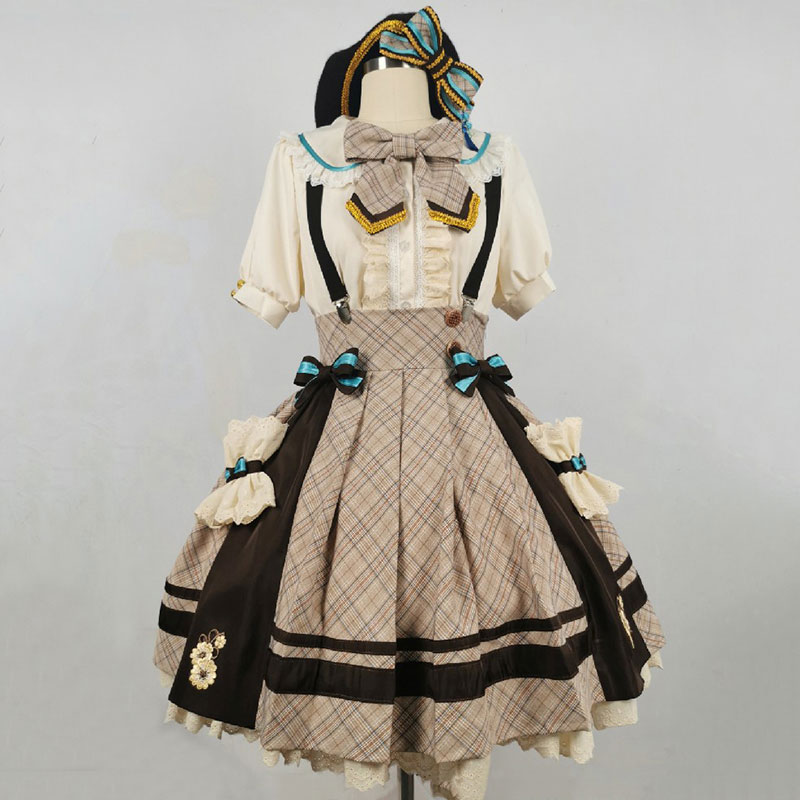 アイドルマスターシンデレラガールズ 依田芳乃 よしのん 制服 キャンパス風 可愛い コスプレ衣装　コスチューム