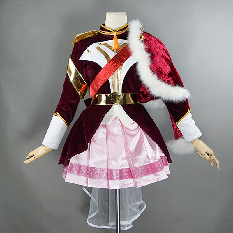 少女☆歌劇 レヴュースタァライト　キャラクター　花柳香子　制服    聖翔音楽学園　キャンパス風　コスプレ衣装　スーツ  ピンク　