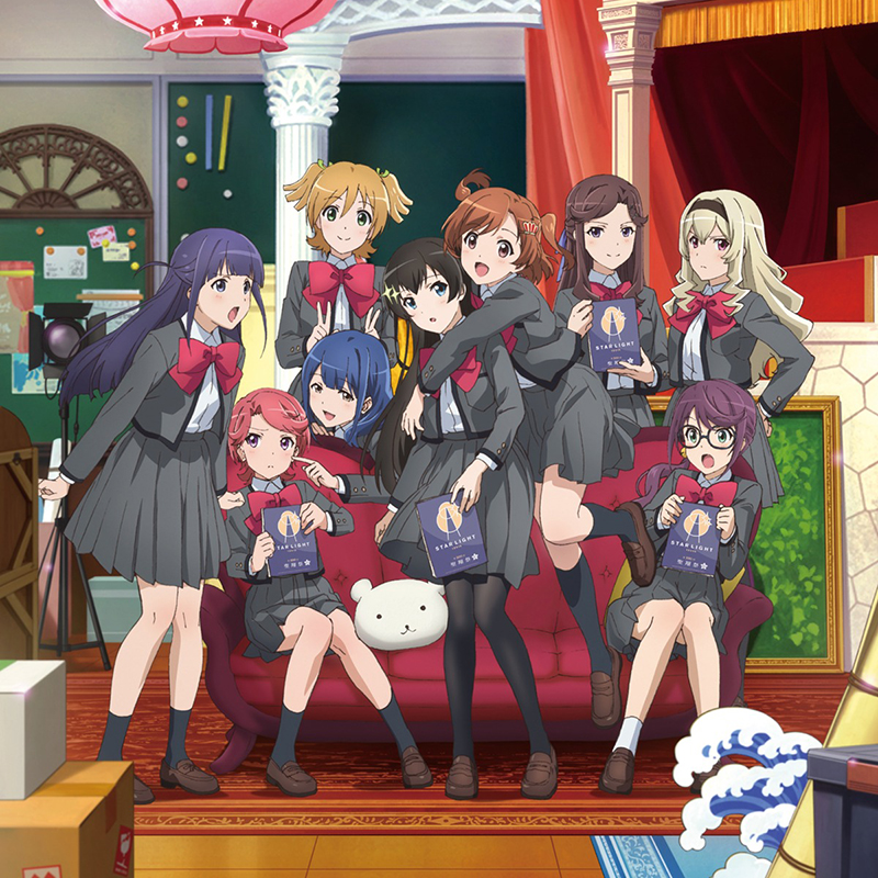 少女☆歌劇 レヴュースタァライト　キャラクター　天堂真矢 天堂マヤ　愛城カレン 　神楽ヒカリ　キャンパス風　コスプレ衣装　コスチューム