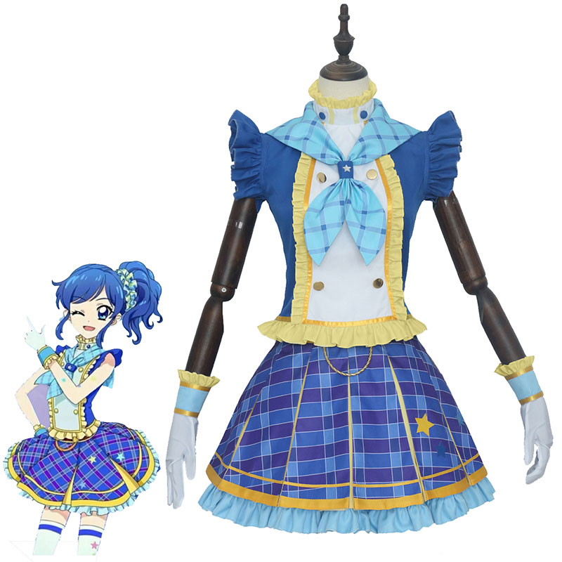 アイカツスターズ！霧矢 あおい　コスプレ衣装　ステージ服　仮装　ネクタイ付き
