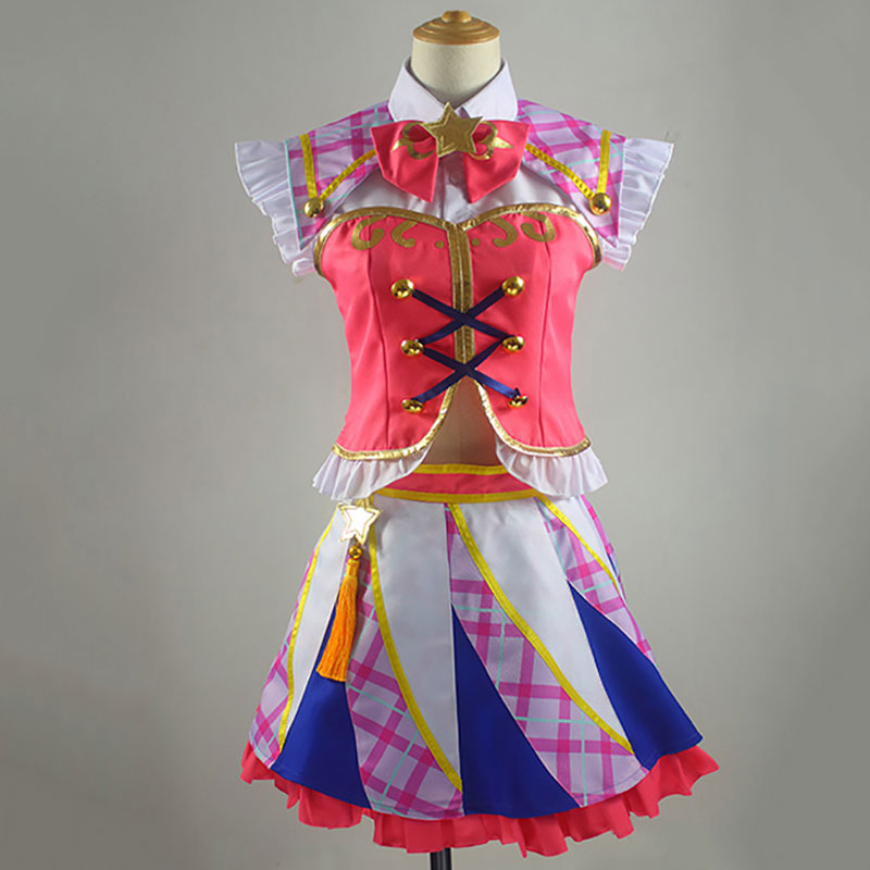 アイカツフレンズ！星宮いちご　コスプレ衣装　ミニ丈　仮装　スーツ　アイドルカツドウ