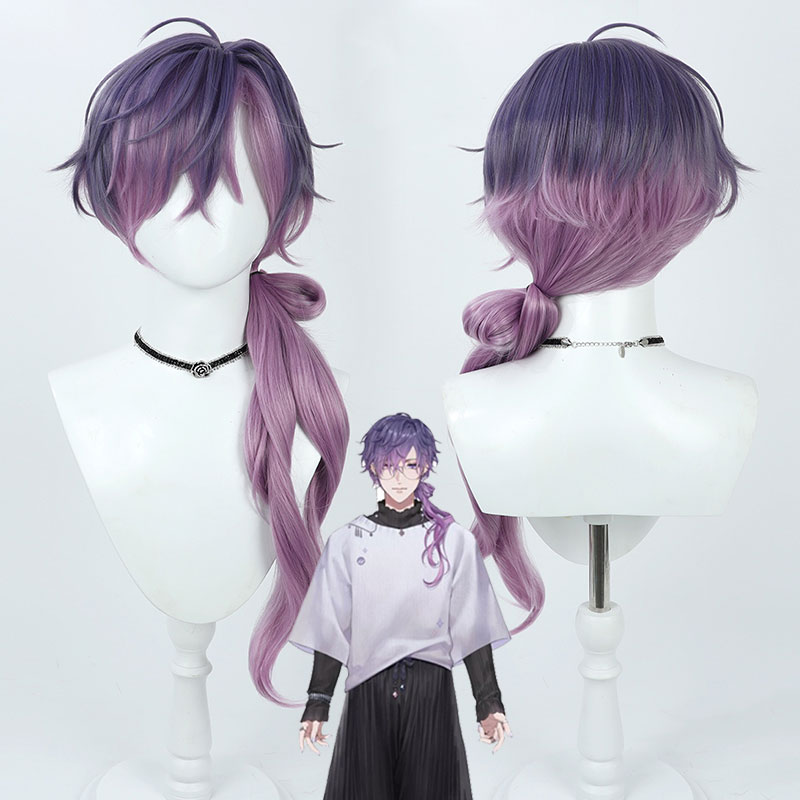 にじさんじEN　浮奇ヴィオレタ Uki Violeta　かつら　NOCTYX　コスプレウェッグ　髪型　長髪