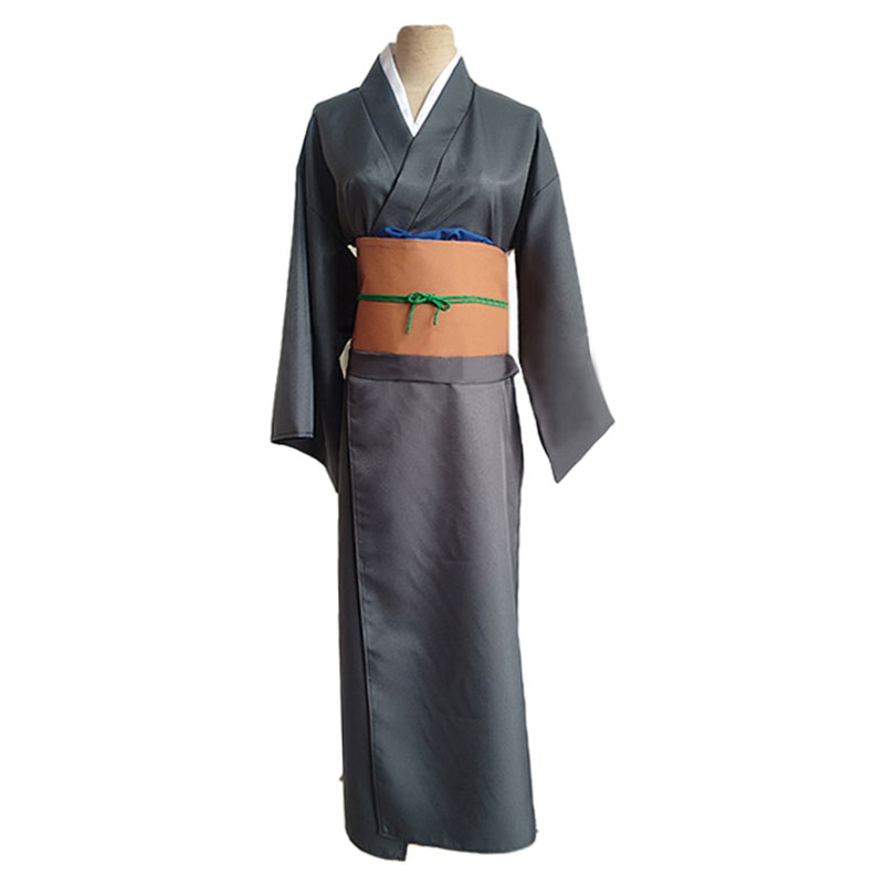 銀魂　お登勢 寺田綾乃（てらだ あやの） 灰色 和服 浴衣　コスプレ衣装　　