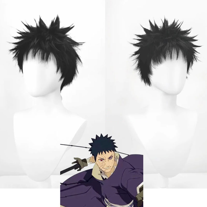 NARUTO-ナルト- 　うちはオビト 黒髪 かつら　カツラ　ウイッグ　コスプレ小物　