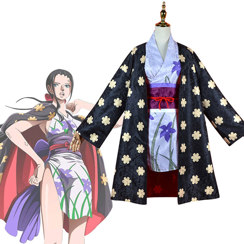 ワンピース　ONEPIECE　ニコ・ロビン　紫 セクシーコスチューム 浴衣 着物 コスプレ衣装
