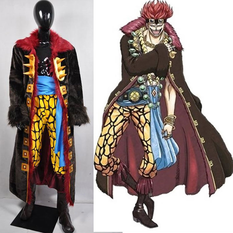 ワンピース　ONEPIECE　ユースタス・キッド　マント付き　コスプレ衣装　コスチューム　撮影用