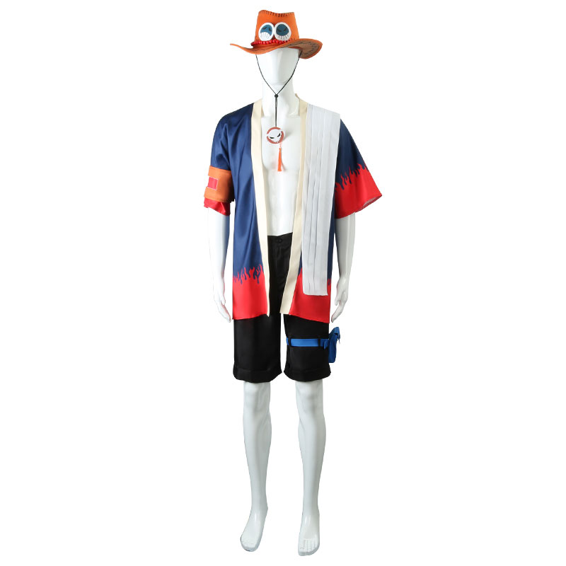 ワンピース　ONEPIECE　ポートガス・D・エース　PORTGAS.D.ACE　コスプレ衣装　アニメフェア　格好いい　男女兼用