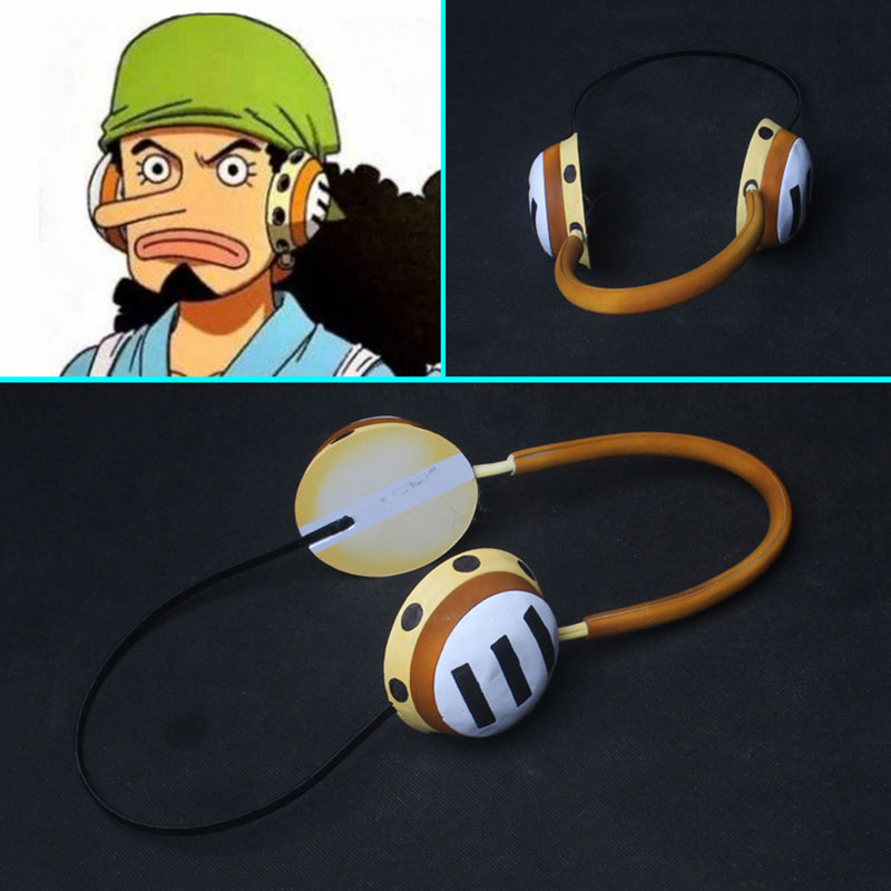 ワンピース　ONEPIECE　ウソップ　イヤホン　コスプレ道具　こすぷれ　小物　道具　手作り